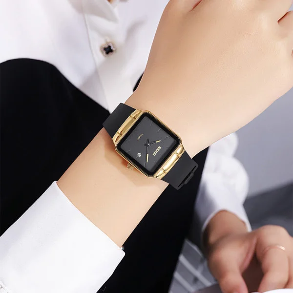 Классические женские часы Skmei 2173GDBK Gold-Black фото 4