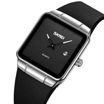 Класичний жіночий годинник Skmei 2173SIBK Silver-Black