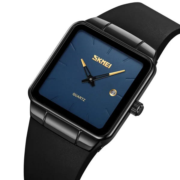 Класичний жіночий годинник Skmei 2173BKBU Black-Blue фото 3