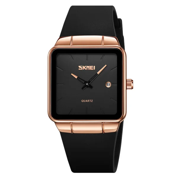 Классические женские часы Skmei 2173RGBK Rose Gold-Black фото 1