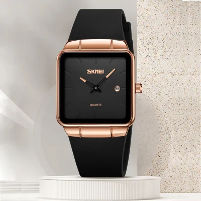 Классические женские часы Skmei 2173RGBK Rose Gold-Black