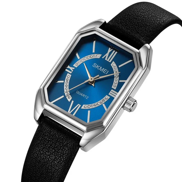 Жіночий класичний годинник Skmei 2238SIBU Silver-Blue фото 3
