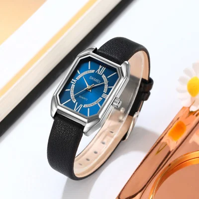 Женские классические часы Skmei 2238SIBU Silver-Blue