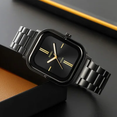 Классические мужские часы Skmei 2275BKGD Black-Gold
