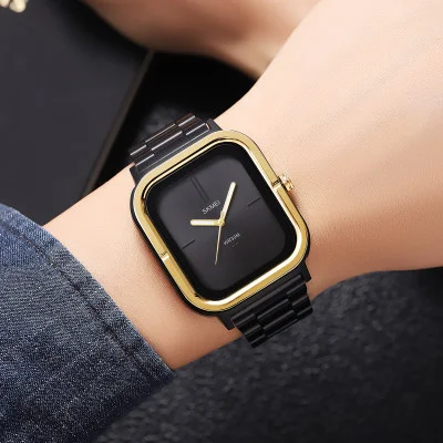 Класичний чоловічий годинник Skmei 2275GD Gold