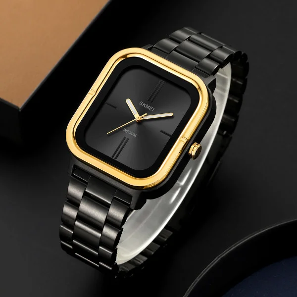 Класичний чоловічий годинник Skmei 2275GD Gold фото 5