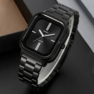 Класичний чоловічий годинник Skmei 2275BKSI Black-Silver