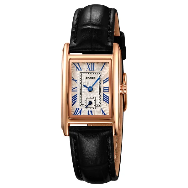 Классические женские часы Skmei 2297RGBK Rose Gold-Black фото 1