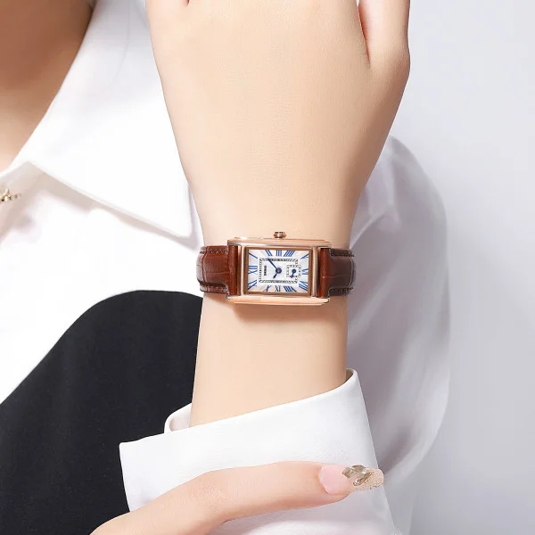 Класичний жіночий годинник Skmei 2297RGBN Rose Gold-Brown фото 4