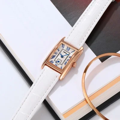 Классические женские часы Skmei 2297RGWT Rose Gold-White