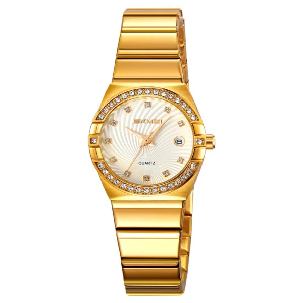 Жіночий класичний годинник Skmei 2342GD Gold фото 1