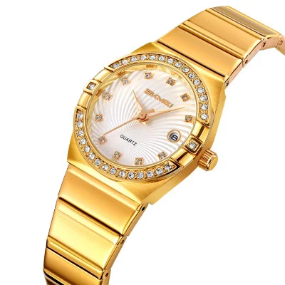 Жіночий класичний годинник Skmei 2342GD Gold