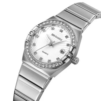 Жіночий класичний годинник Skmei 2342SI Silver
