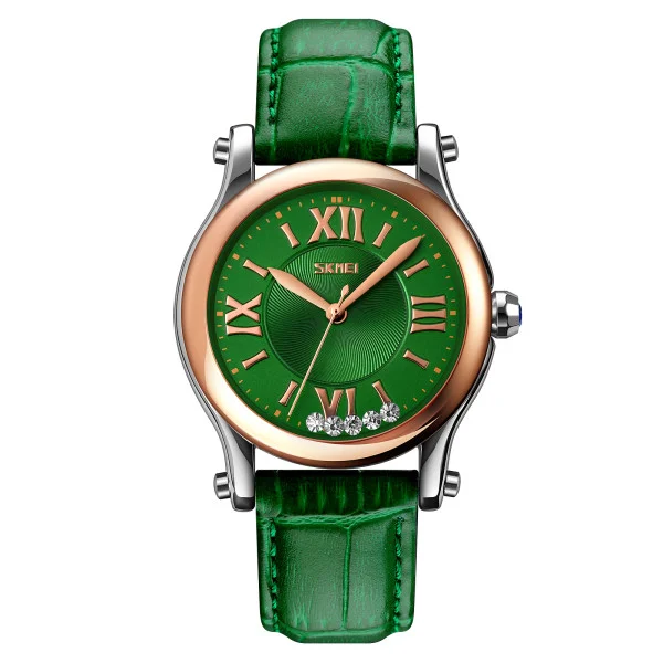 Класичний жіночий годинник Skmei 9265GN Green фото 1