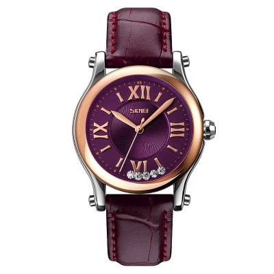 Класичний жіночий годинник Skmei 9265PL Purple