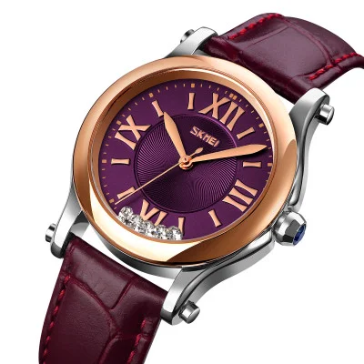 Класичний жіночий годинник Skmei 9265PL Purple