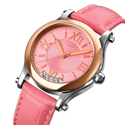 Класичний жіночий годинник Skmei 9265PK Pink