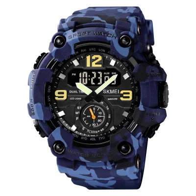 Чоловічий годинник Skmei 1965CMBU Camo Blue