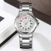 Класичний жіночий годинник Skmei 9320SIWT Silver-White фото 4