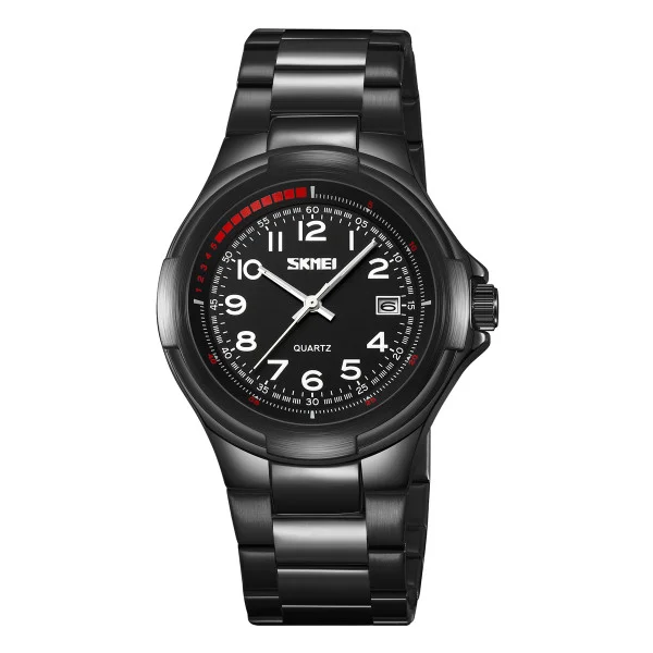 Класичний чоловічий годинник Skmei 9320BKBK Black-Black фото 1