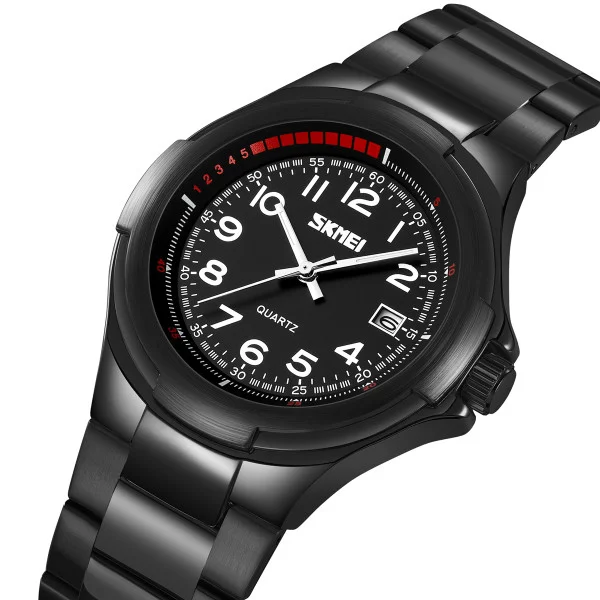 Класичний чоловічий годинник Skmei 9320BKBK Black-Black фото 3