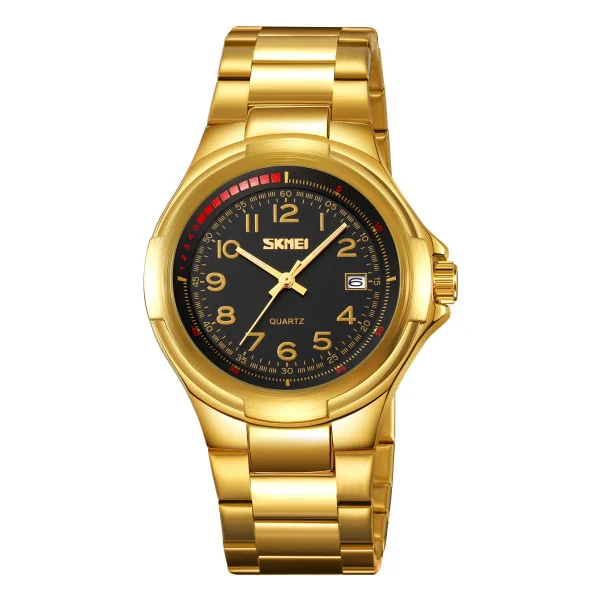 Класичний чоловічий годинник Skmei 9320GDBK Gold-Black фото 1