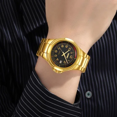Класичний чоловічий годинник Skmei 9320GDBK Gold-Black