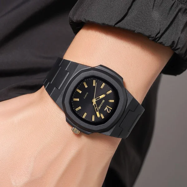 Класичний чоловічий годинник Skmei 2382BKGD Black-Gold фото 4