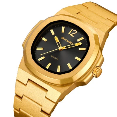 Класичний чоловічий годинник Skmei 2382GD Gold