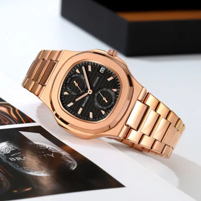 Класичний чоловічий годинник Skmei 2423RG Rose Gold