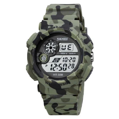Чоловічий годинник Skmei 1718CMGN Camo Green