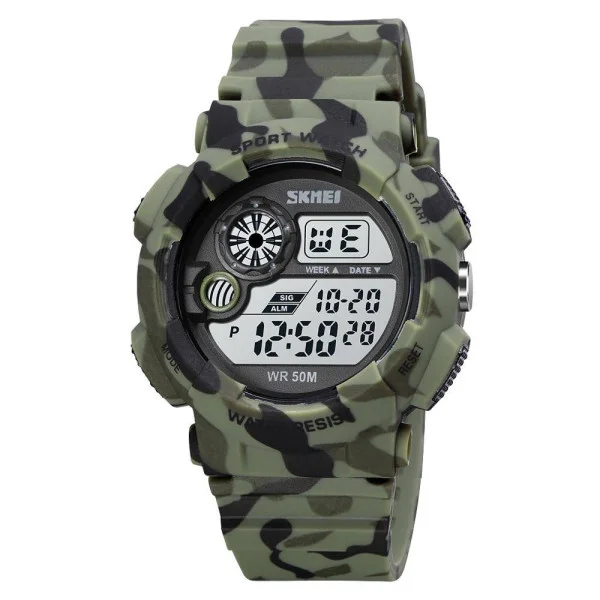 Чоловічий годинник Skmei 1718CMGN Camo Green фото 1