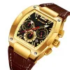 Класичний чоловічий годинник Skmei 9357GDBN Gold-Brown фото 3
