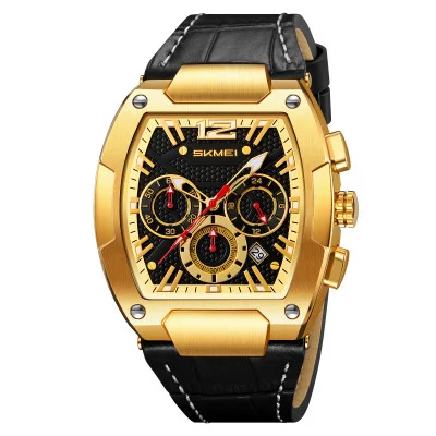 Класичний чоловічий годинник Skmei 9357GDBK Gold-Black