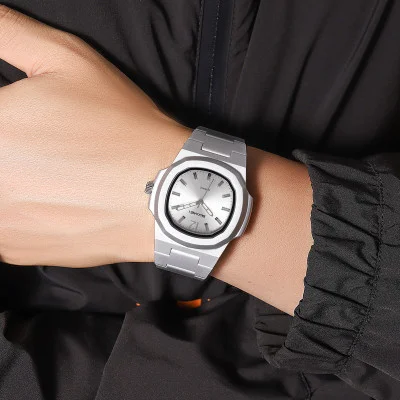 Классические мужские часы Skmei 2382SI Silver