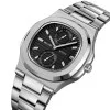 Класичний чоловічий годинник Skmei 2423SIBK Silver-Black фото 3