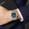 Класичний чоловічий годинник Skmei 2423SIBK Silver-Black фото 4