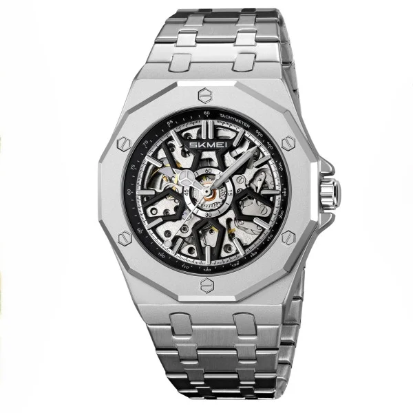 Класичний чоловічий годинник Skmei M036SSI Silver фото 1