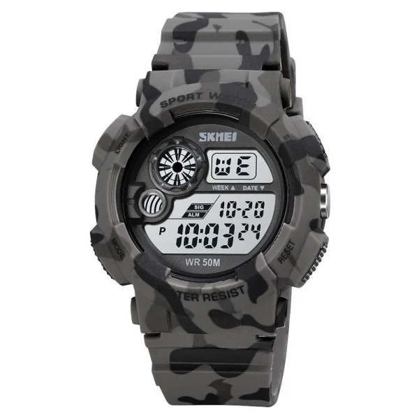 Мужские часы Skmei 1718CMGY Camo Gray фото 1