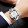 Класичний чоловічий годинник Skmei 2423SISI Silver фото 4