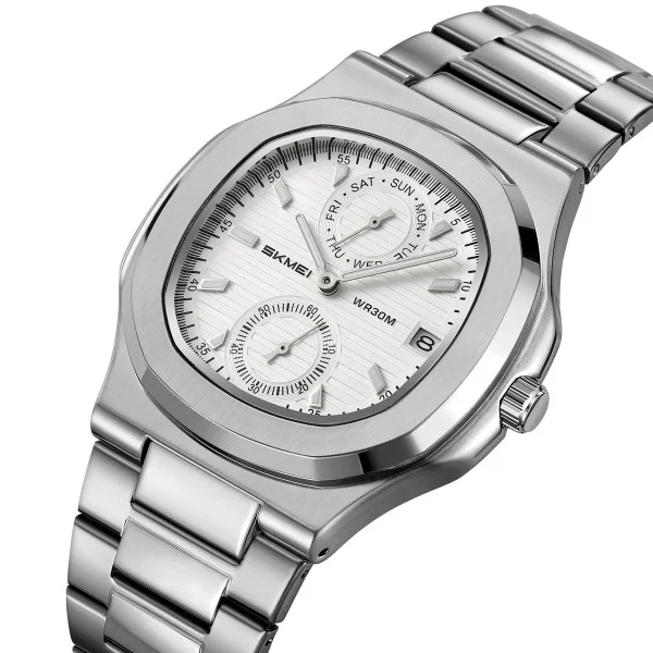 Классические мужские часы Skmei 2423SISI Silver фото 3