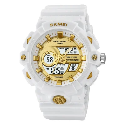 Чоловічий спортивний годинник Skmei 2225WT White