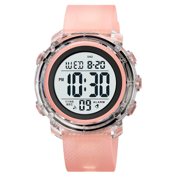Наручний годинник Skmei 1996PK Pink, сталь фото 1