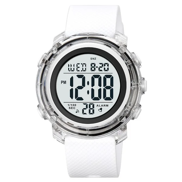 Спортивний годинник Skmei 1996WT White унісекс фото 1