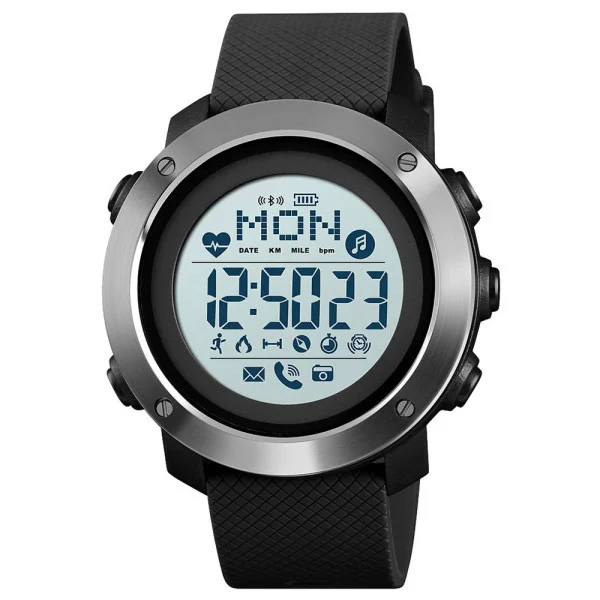 Мужские часы Skmei 1511BK All Black Smart Watch + Compass фото 1