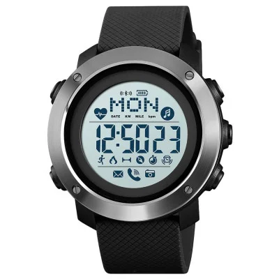 Чоловічий годинник Skmei 1511BK All Black Smart Watch + Compass