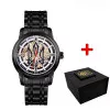 Класичний чоловічий годинник Awarder 025 Sharp All Black фото 2