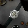 Класичний чоловічий годинник Awarder 022SIBK Mechanic Де би не був Silver-Black фото 5
