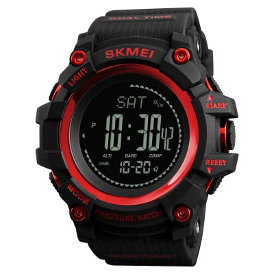 Чоловічий годинник Skmei 1358 Black-Red Smart Watch Compass