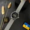 Класичний жіночий годинник Awarder 028L Silver-Black Де би не була фото 5